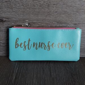 Best Nurse Ever Blue Pouch Pencil Case